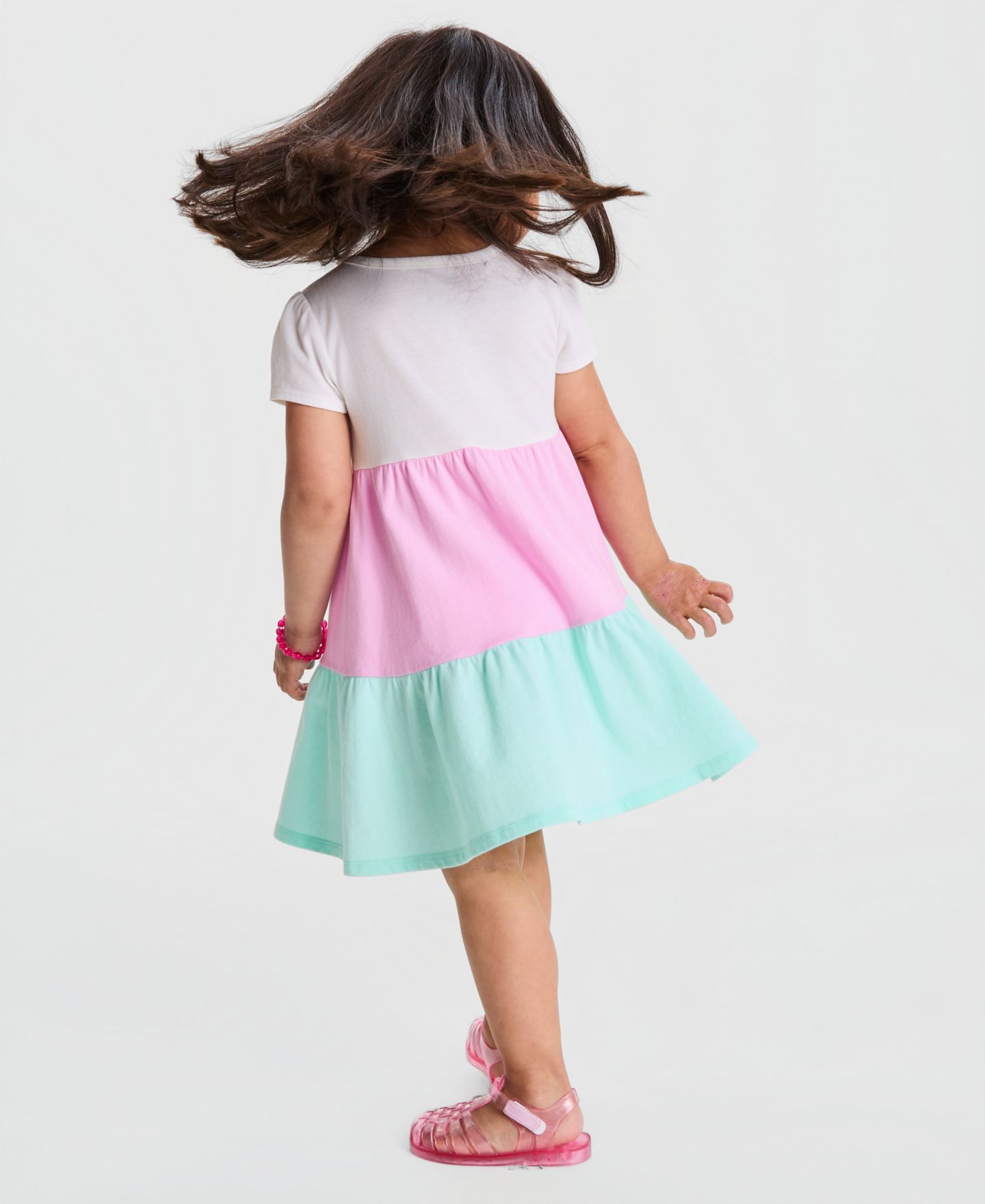 Платье Epic Threads Color-Block Dress для девочек-малышей, цвет: Белый — фото 2