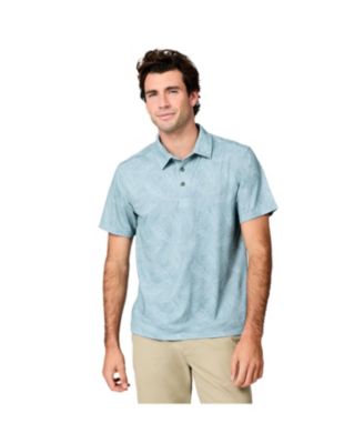 Men's SunFree UPF Printed Polo Shirt