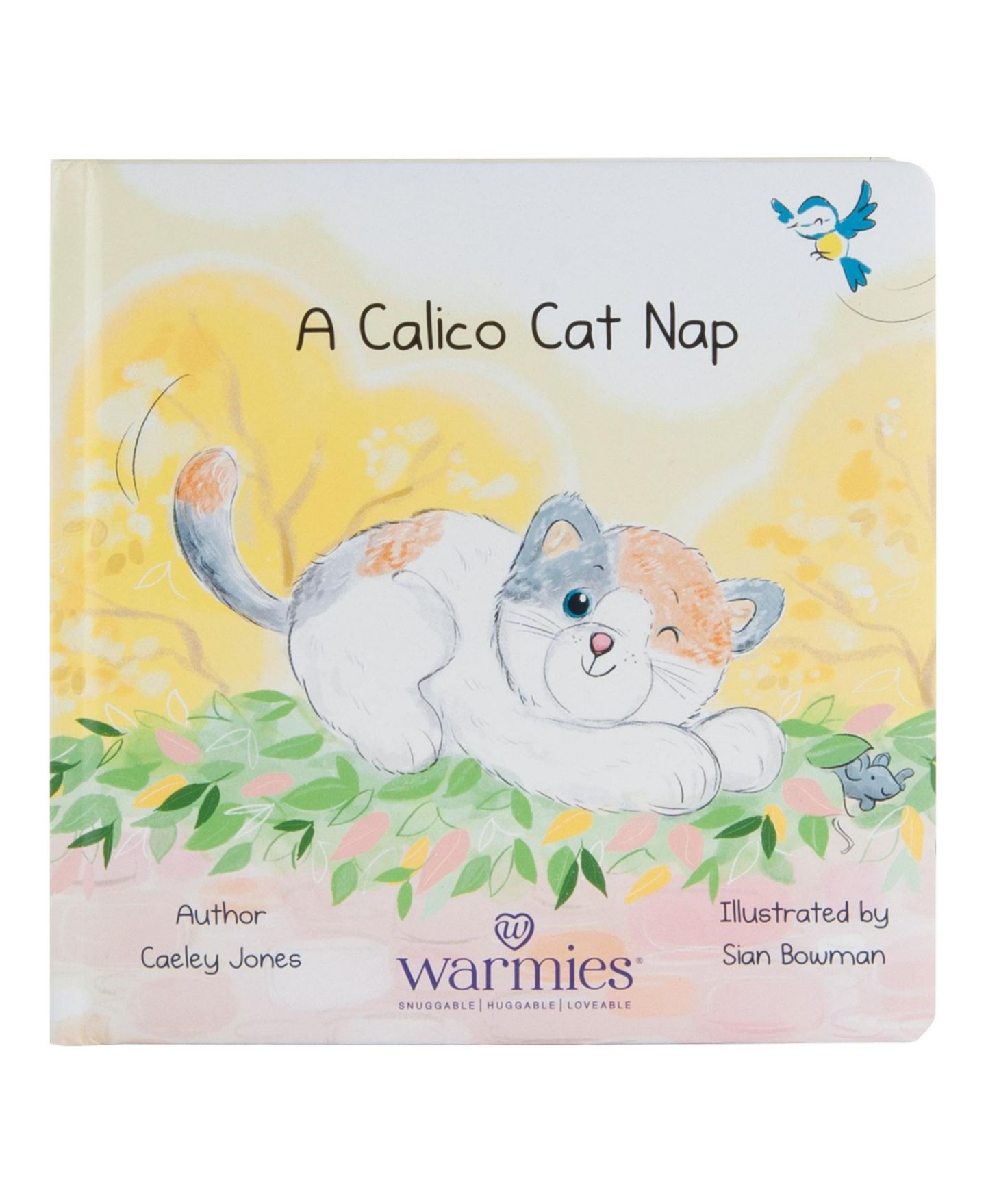 Детские мягкие игрушки Intelex Microwavable Calico Cat 13" Plush and Board Book, 2-Piece Set, цвет: Белый — фото 3