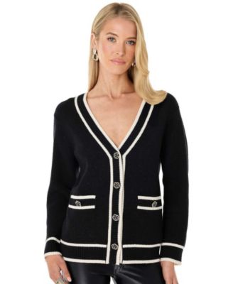 Women's Devin Rose Contrast Cardigan Top