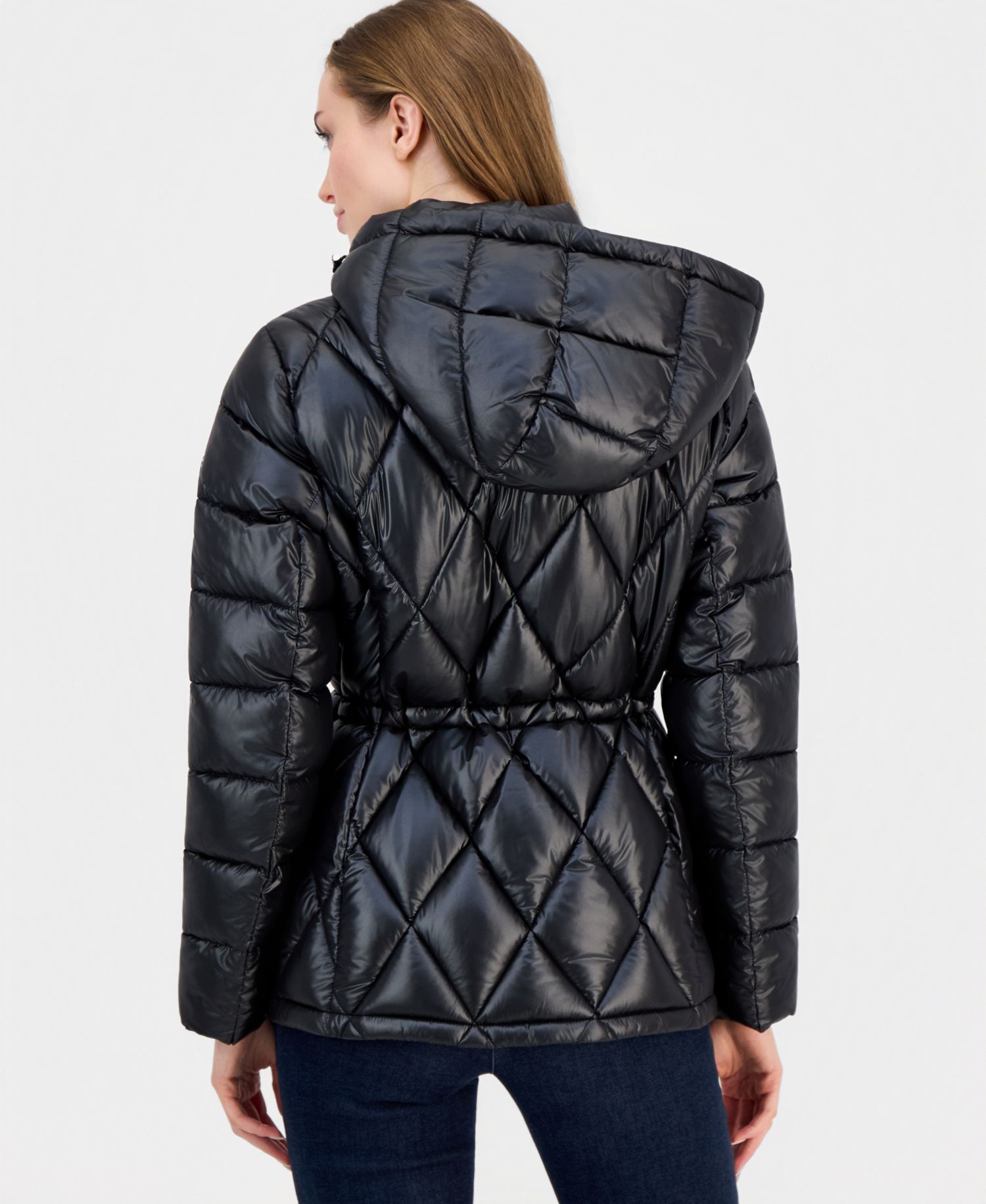 Women's Hooded Anorak Packable Puffer Coat