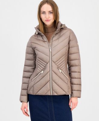 Michael Kors Women's Hooded Packable Puffer Coat
