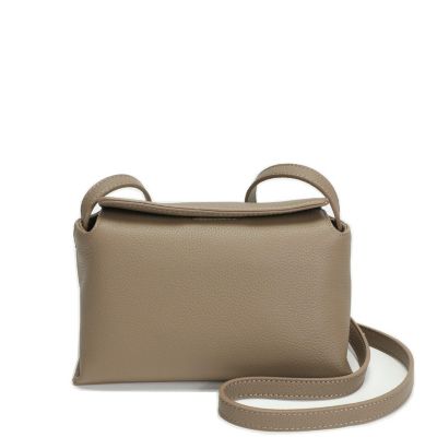 Ivy Small Pebbled Leather Crossbody Bag Minimalist Shoulder Bag Lightweight Everyday Purse for Women