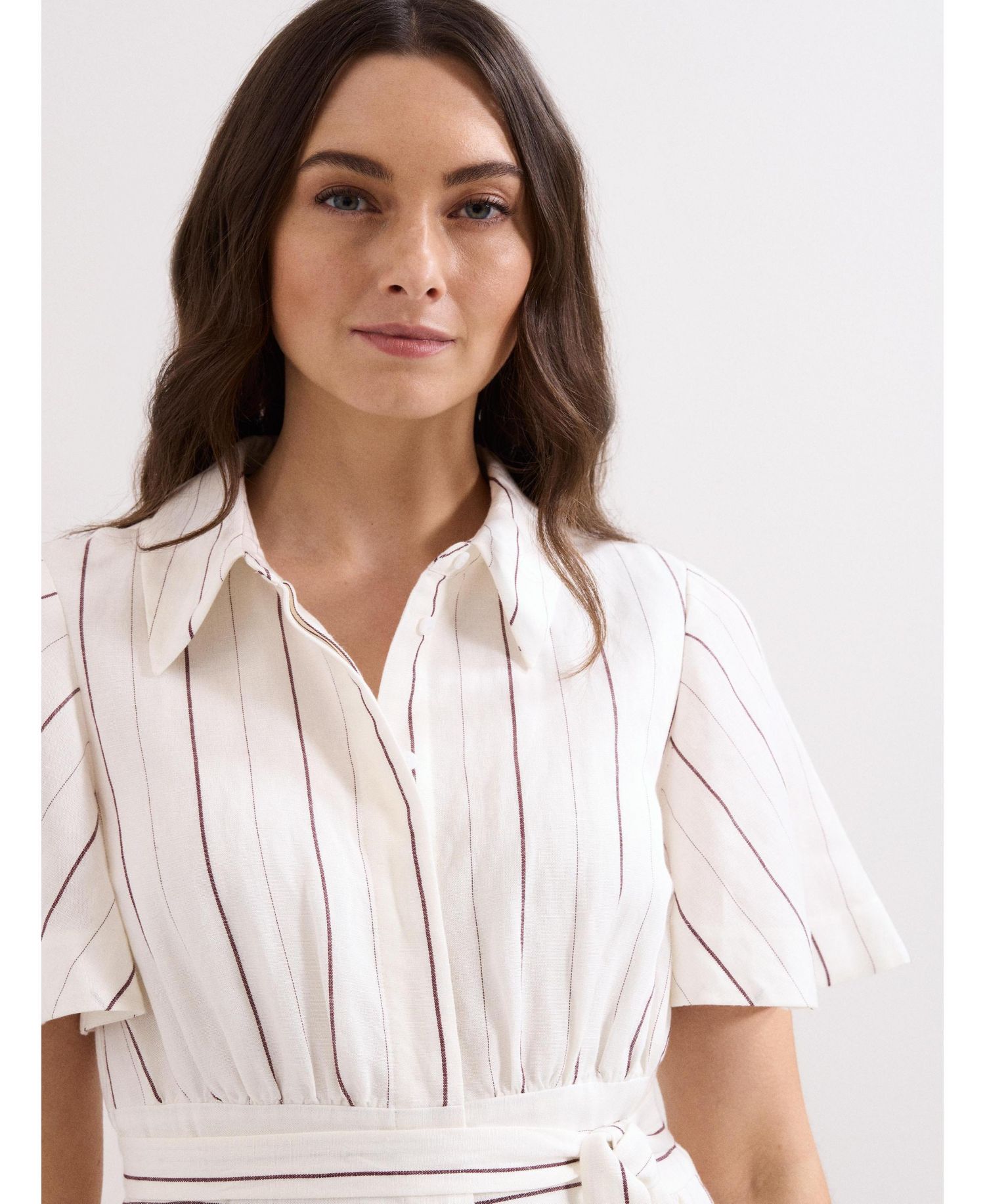 Women's Marielle Striped Shirt Dress
