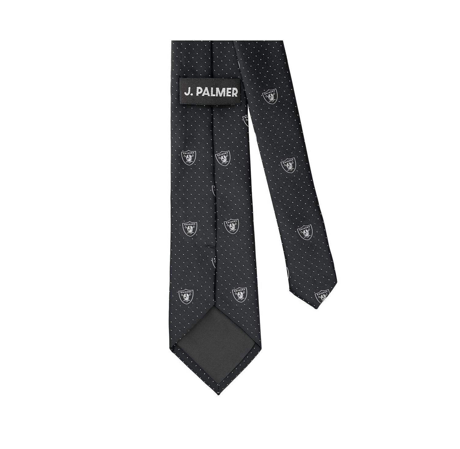 Men's Las Vegas Raiders Game Day Polka Dot Tie