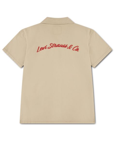 Рубашка Levi's Short-Sleeve Utility для мальчиков, цвет: Fields Of Rye