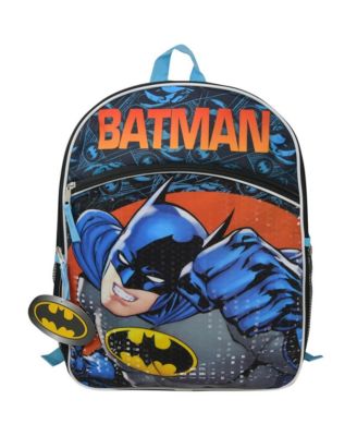DC Comics 16" Backpack with Side Mesh Pockets and front pocket