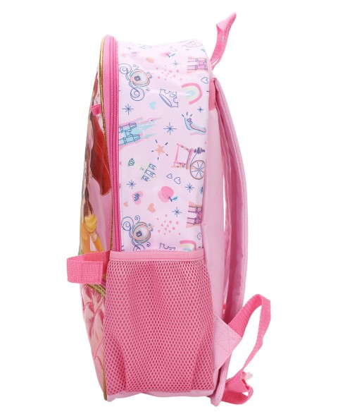 Детские Disney Princess Girls' Backpack, Lunch Bag, Pencil Case, Key Chain and Carabiner, 5-Piece Set
