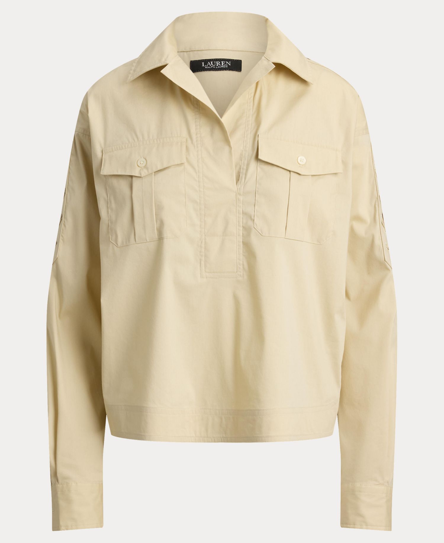 Women's Long-Sleeve Cropped Shirt