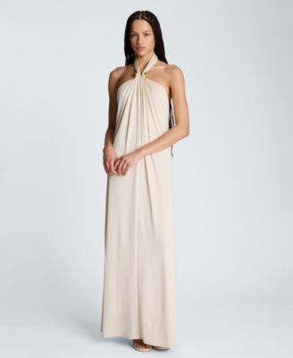 Women's Halter Neck Maxi Dress