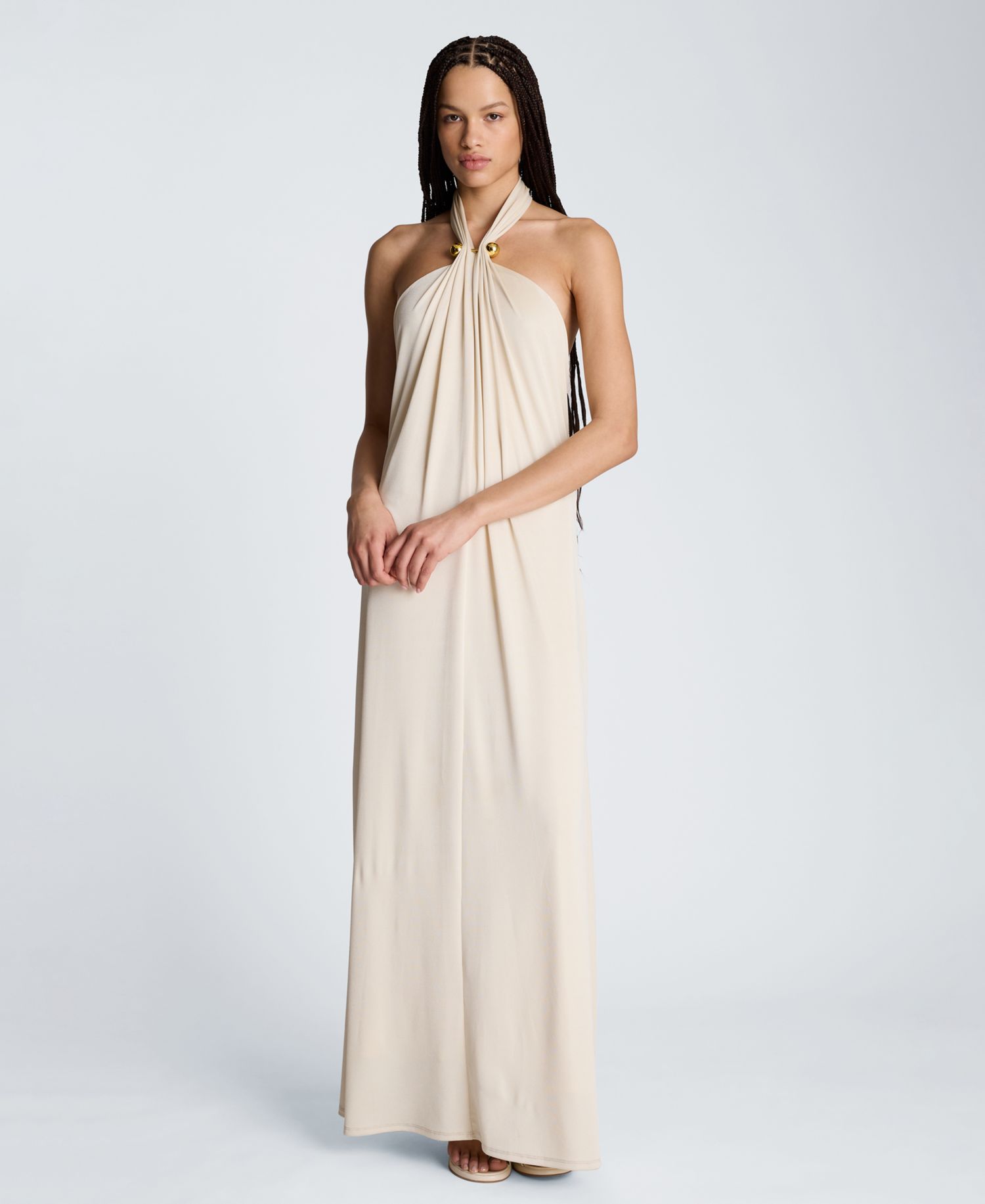 Women's Halter Neck Maxi Dress