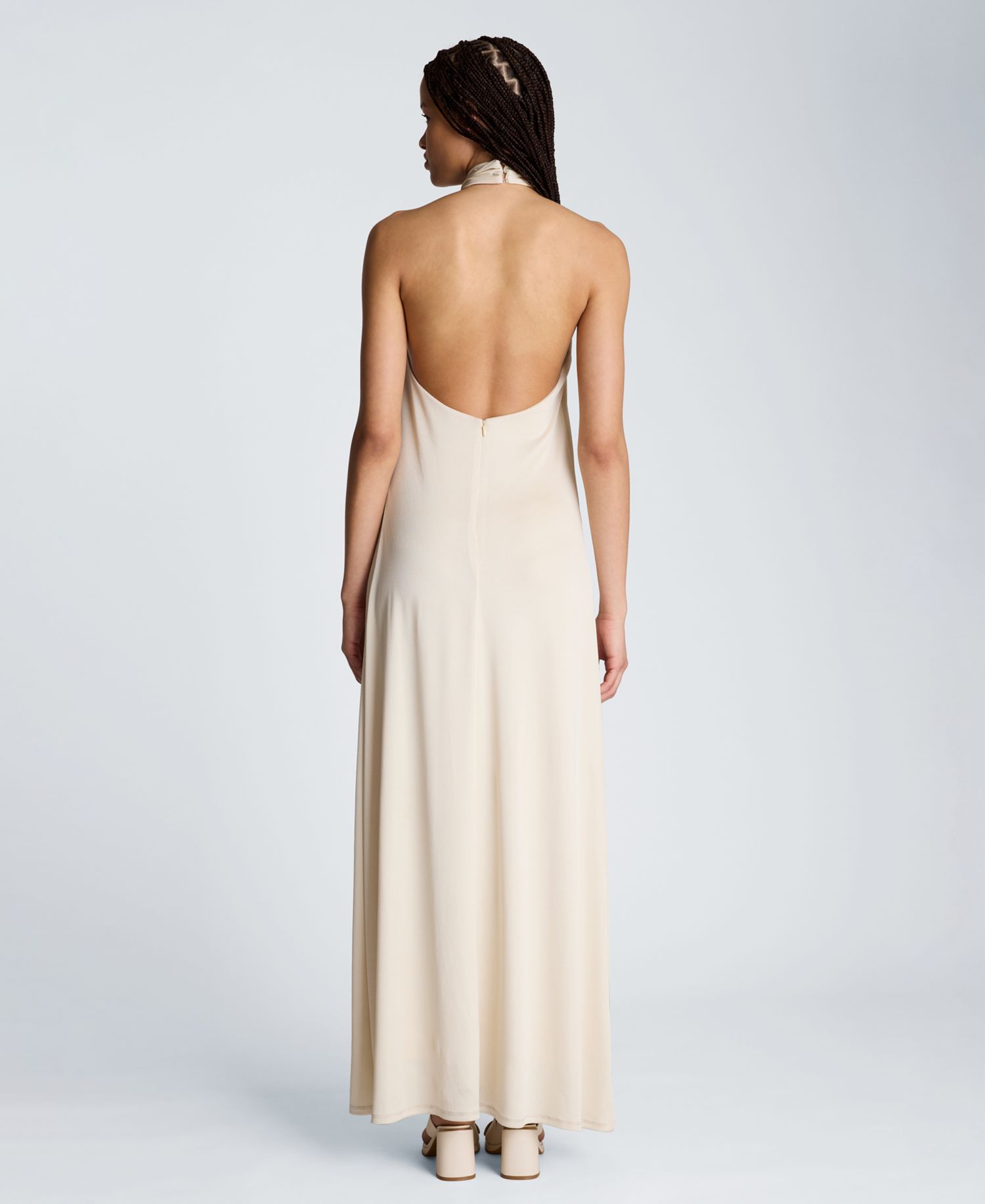 Women's Halter Neck Maxi Dress