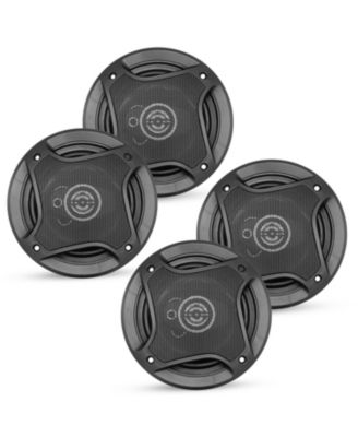 5Core Coaxial Car Door Speakers  4Pcs 350W 4Ohm 2 Way Component Subwoofer Audio w Super Tweeter