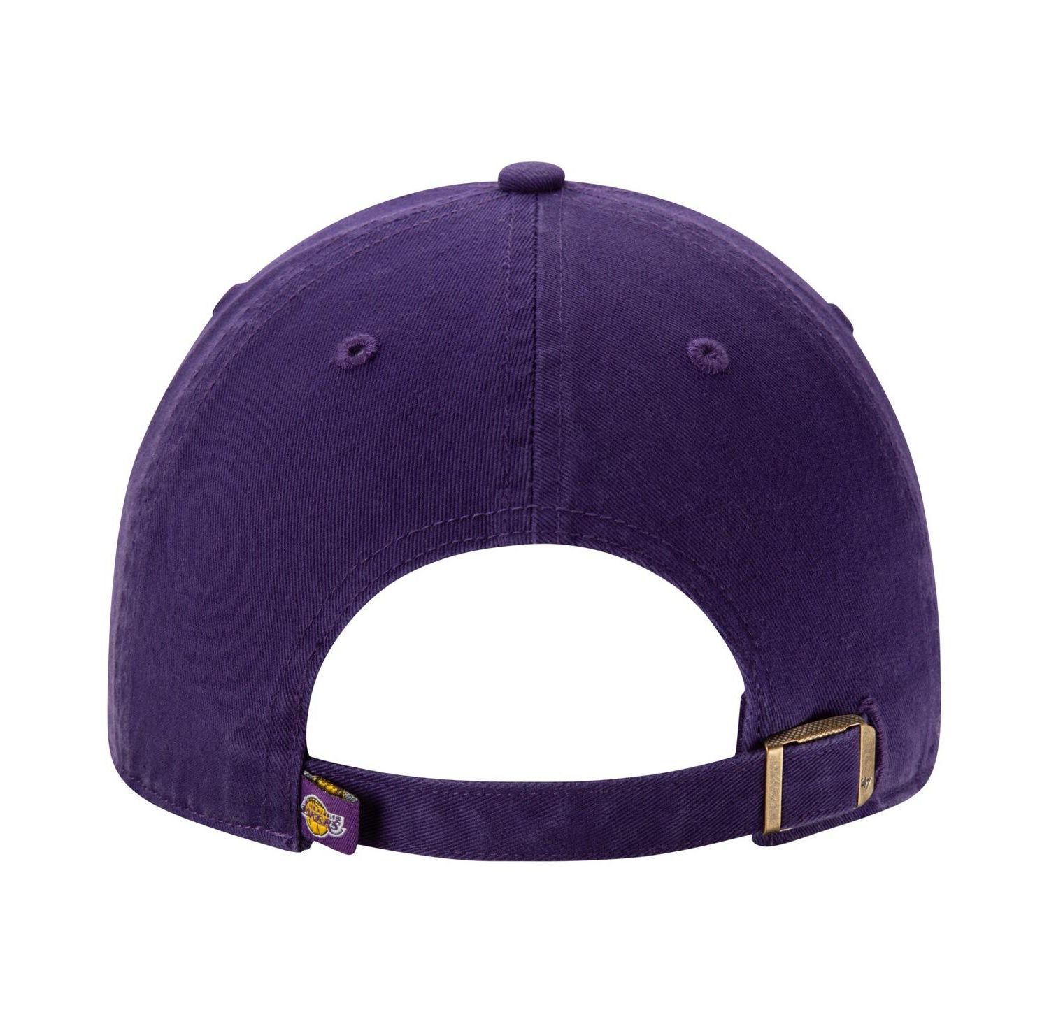 Men's Purple Los Angeles Lakers Core Logo Clean Up Adjustable Hat