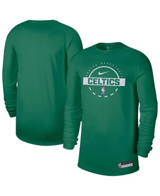 Men's Kelly Green Boston Celtics 2025/26 On-Court Flare Dri-FIT Practice Long Sleeves Tri-Blend T-Shirt