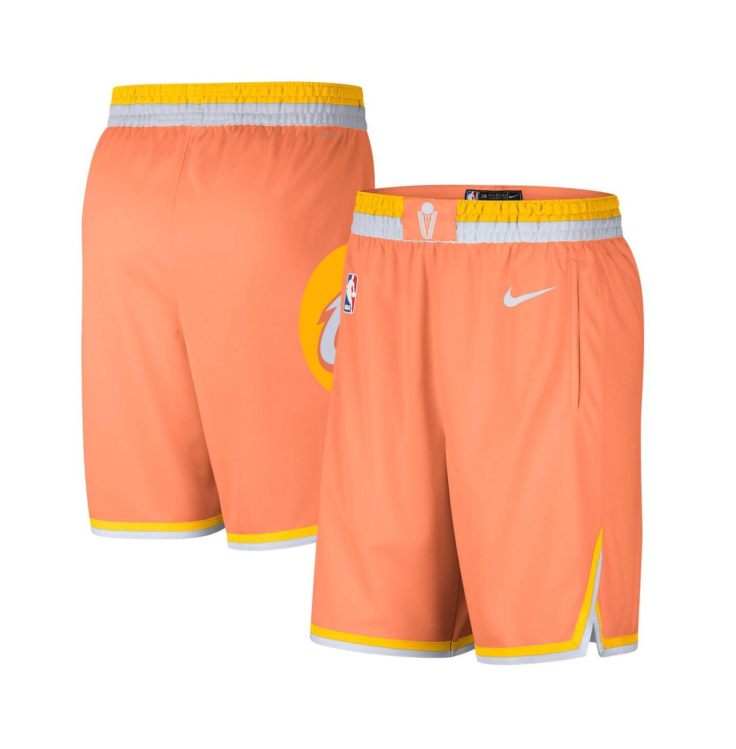 Мужские шорты Nike Orange Cleveland Cavaliers 2025/26 City Edition Remix Dri-FIT Swingman — фото 1