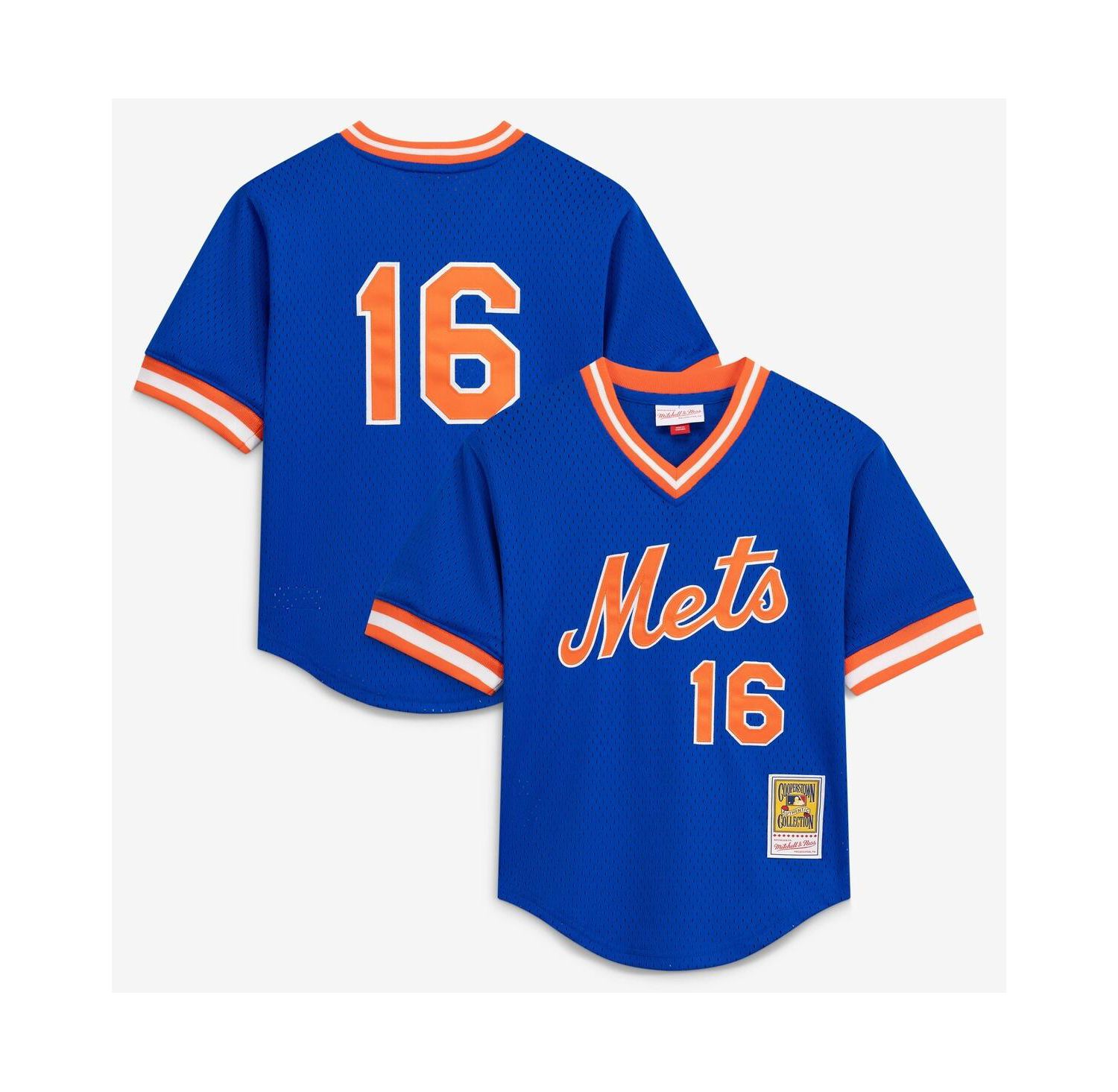 Big Boys and Girls Dwight Gooden Royal New York Mets Mesh Batting Practice Jersey