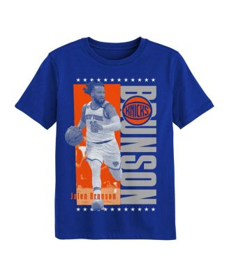 Big Boys and Girls Jalen Brunson Royal New York Knicks Answer T-Shirt