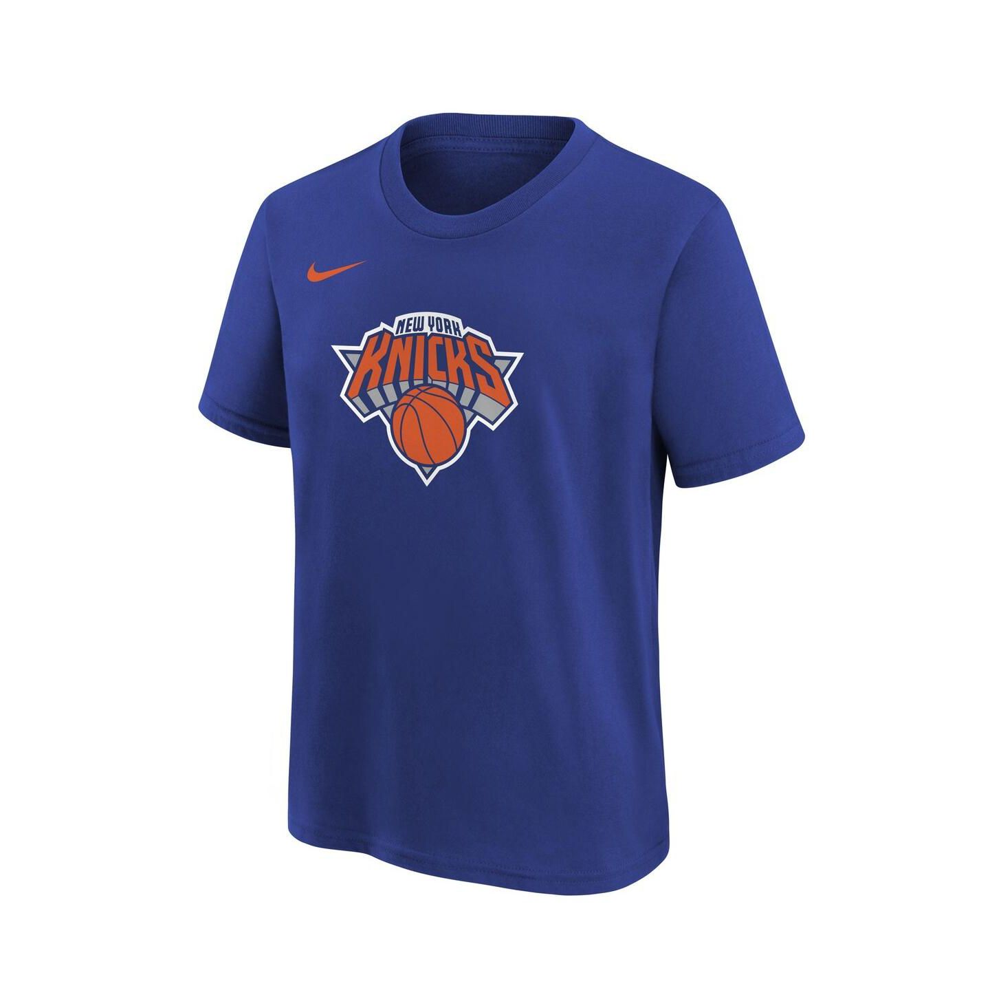 Детская футболка Nike Blue New York Knicks Team Essential Logo — фото 2