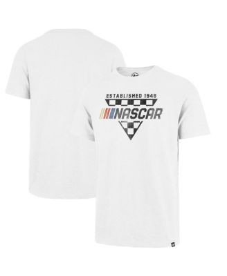 Men's White NASCAR Tri-Check Scrum T-Shirt