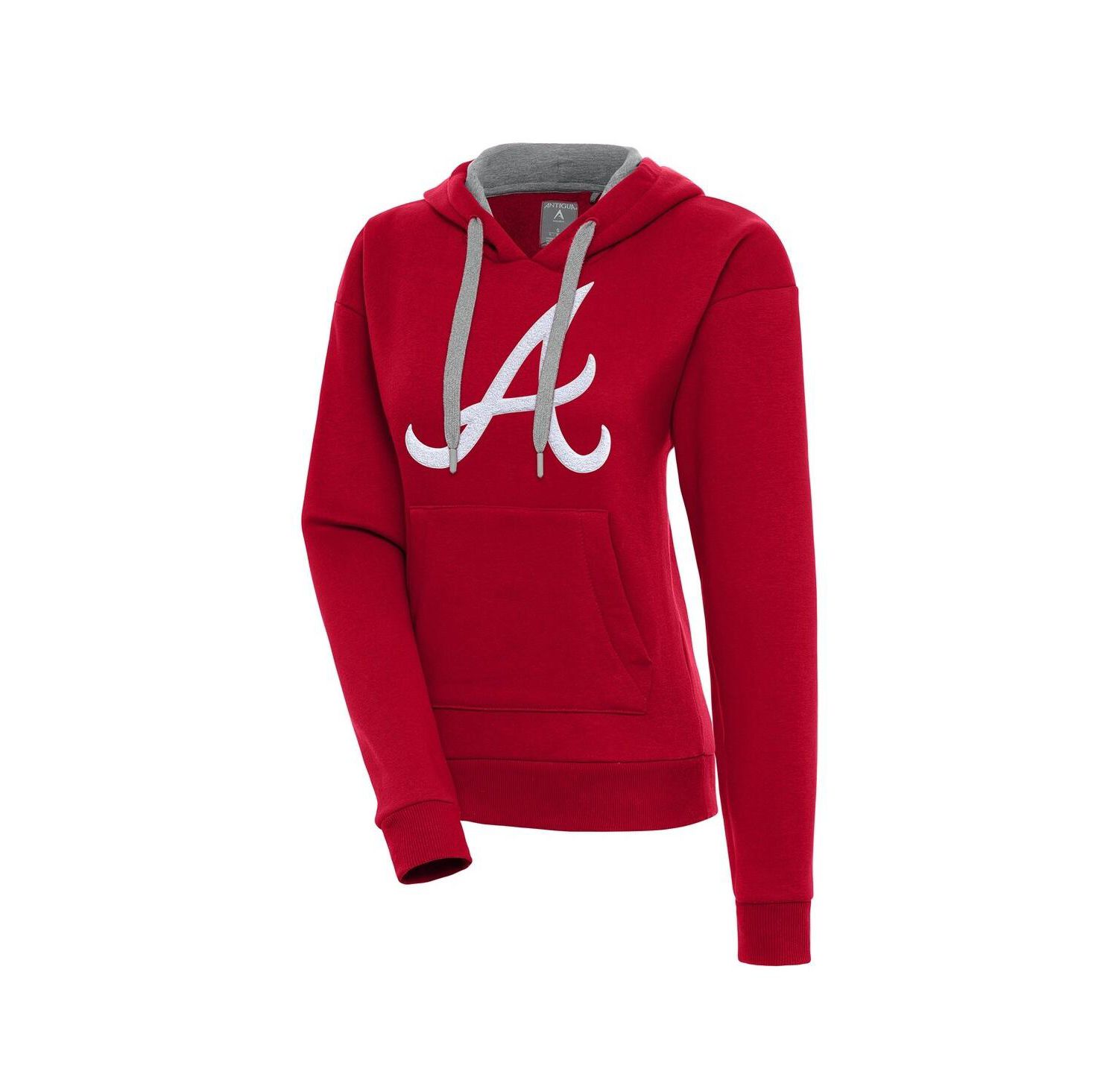 Women's Red Atlanta Braves Victory Pullover Hoodie