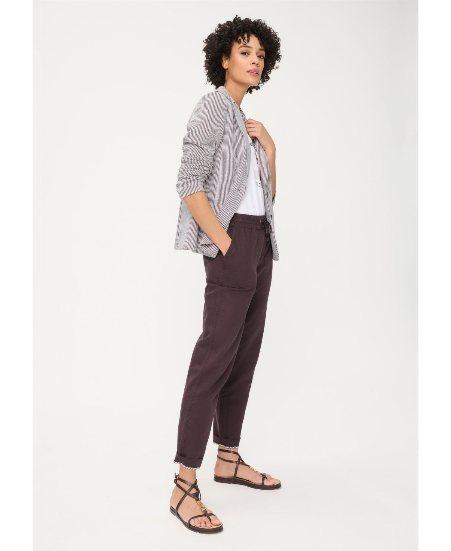 Women's Seersucker Blazer