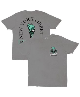 Men's and Women's Platinum New York Liberty Lay Low Vintage Wash Relaxed Fit T-Shirt