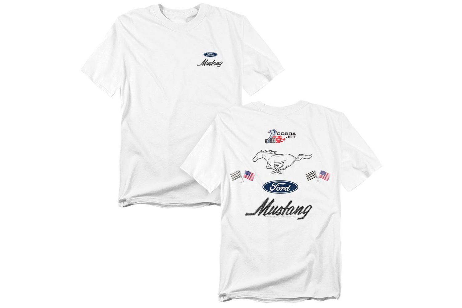 Men's Ford Logo Stack Front Back T-Shirt