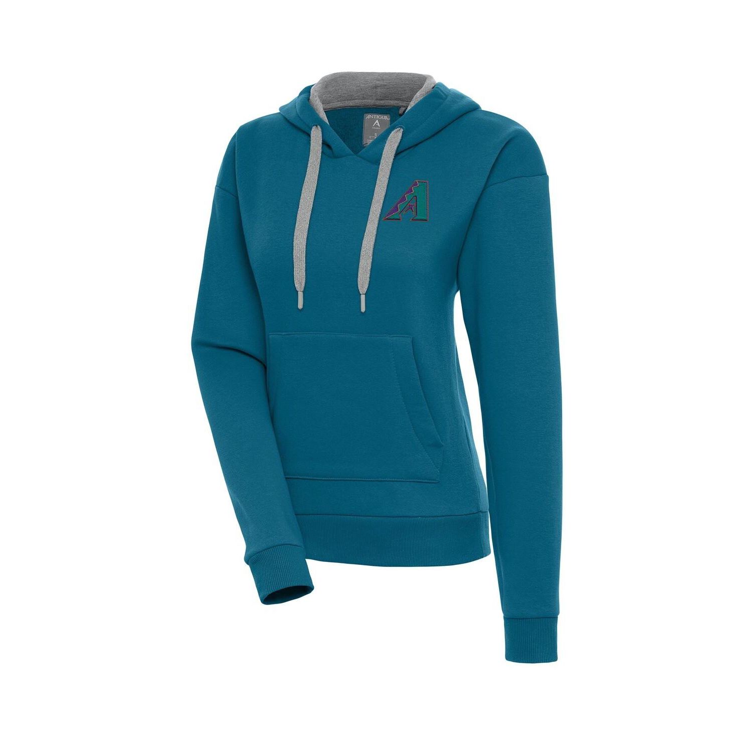 Women's Teal Arizona Diamondbacks Cooperstown Victory Pullover Hoodie