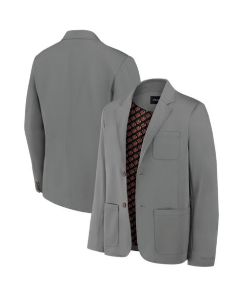 Мужской пиджак J. Palmer Graphite Cincinnati Bengals Man-In-Motion Blazer
