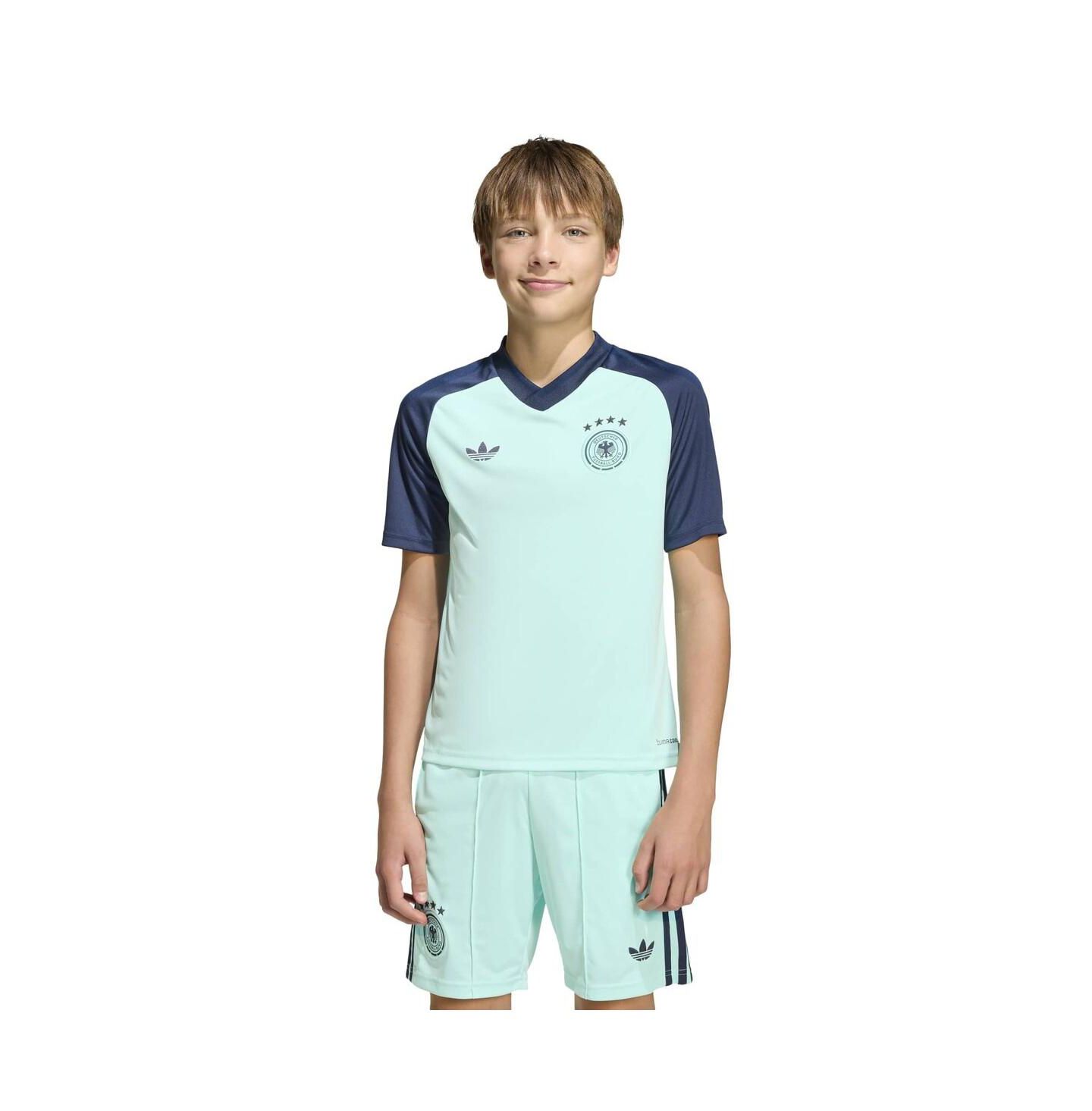 Детское джерси adidas сборной Германии 2026 Pre-Match, Turquoise — фото 1