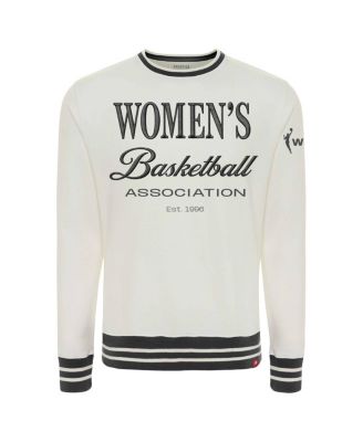 Men's and Women's Cream WNBA Athletic Club Collection French Terry Crew Sweatshirt
