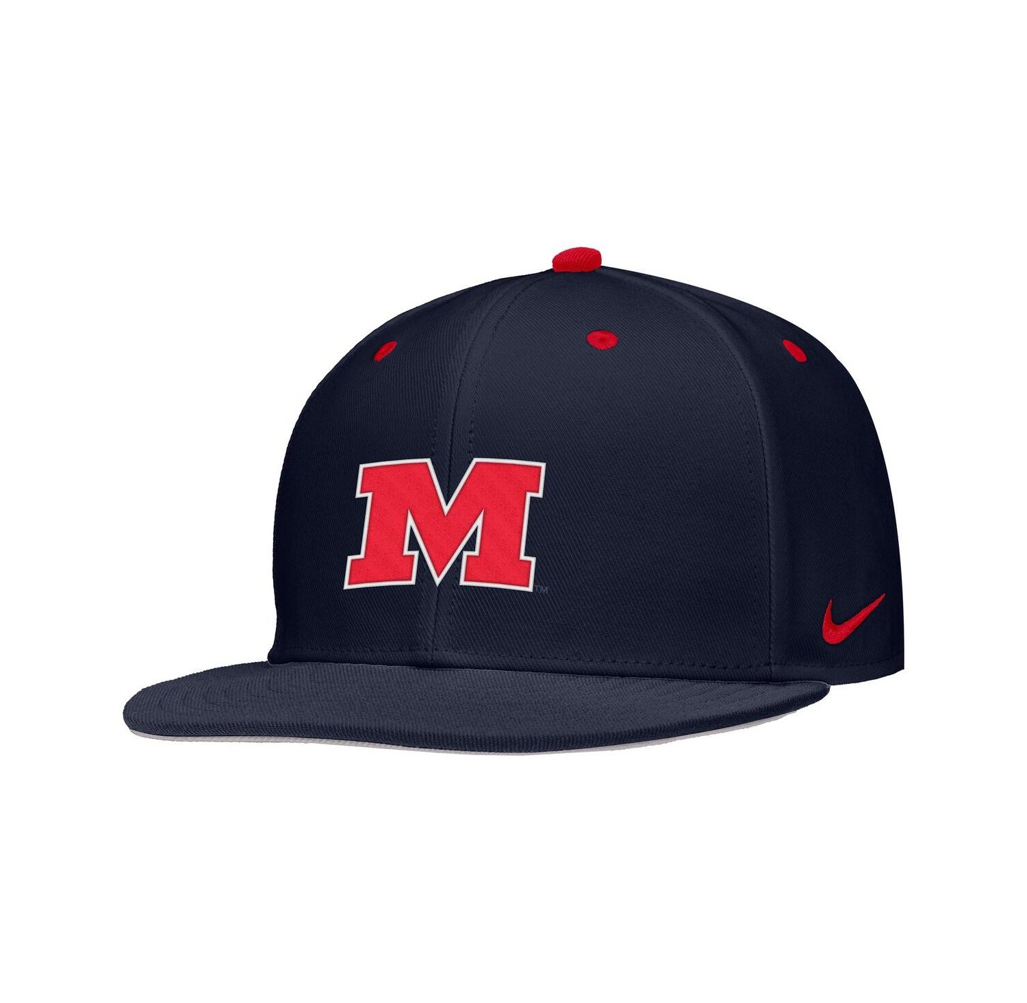 Men's Navy Ole Miss Rebels 2025 On-Field True Dri-FIT Fitted Hat
