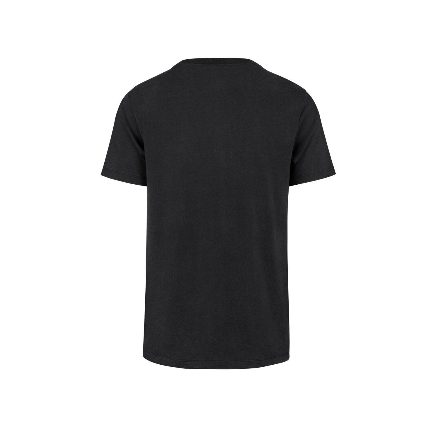 Men's Black Las Vegas Raiders Stripe Splash Franklin Throwback T-Shirt