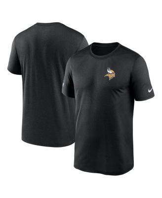 Men's Black Minnesota Vikings Sideline Legend Small Logo Dri-FIT T-Shirt