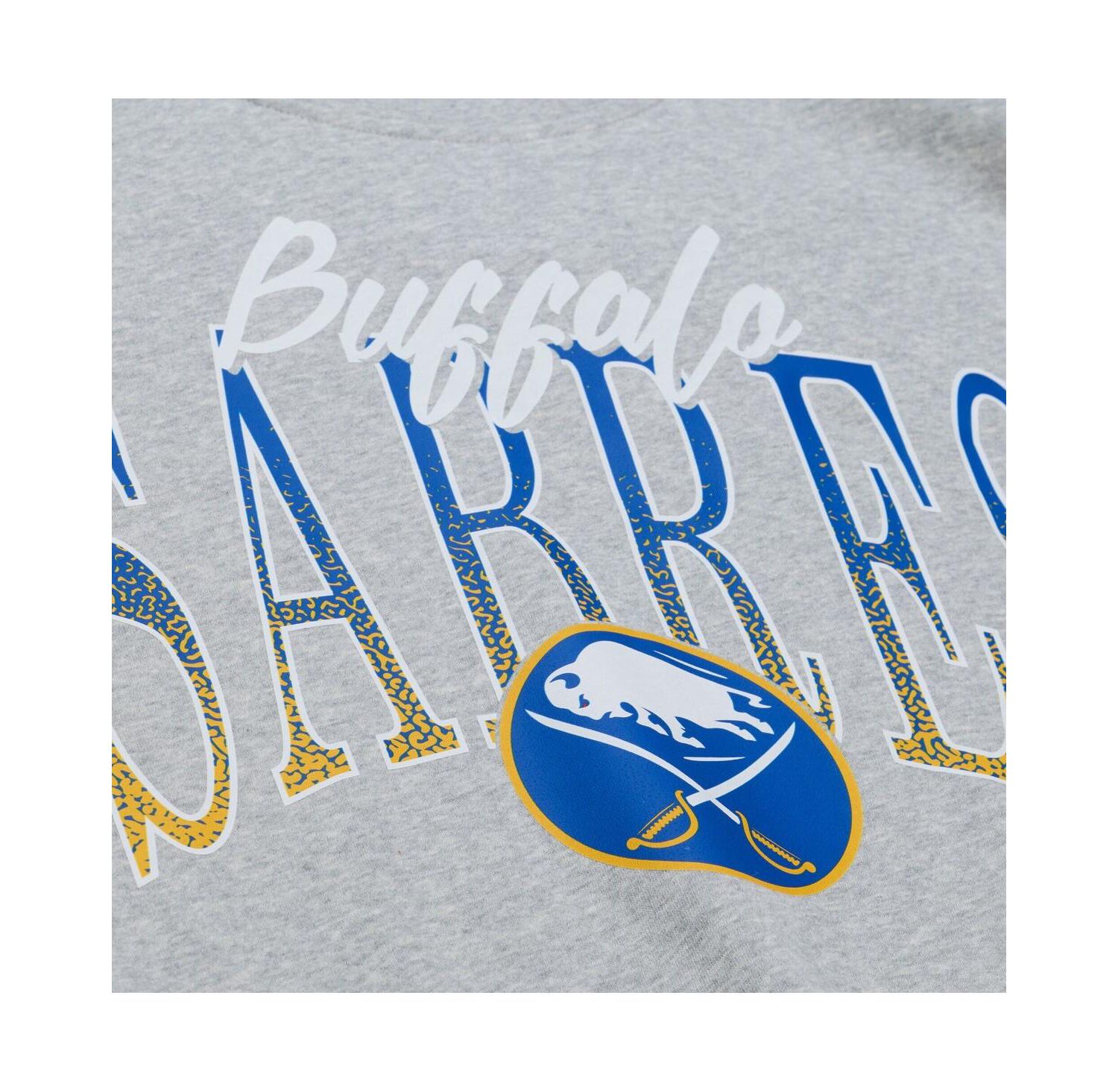 Women's Heather Gray Buffalo Sabres Hockey Night Sweatshirt