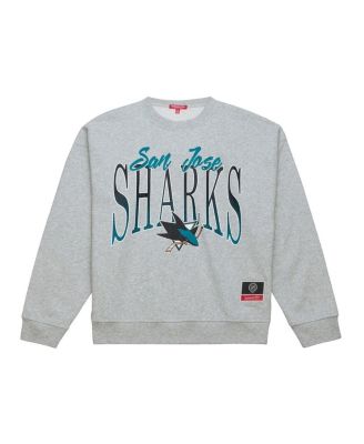 Women's Heather Gray San Jose Sharks Hockey Night Sweatshirt