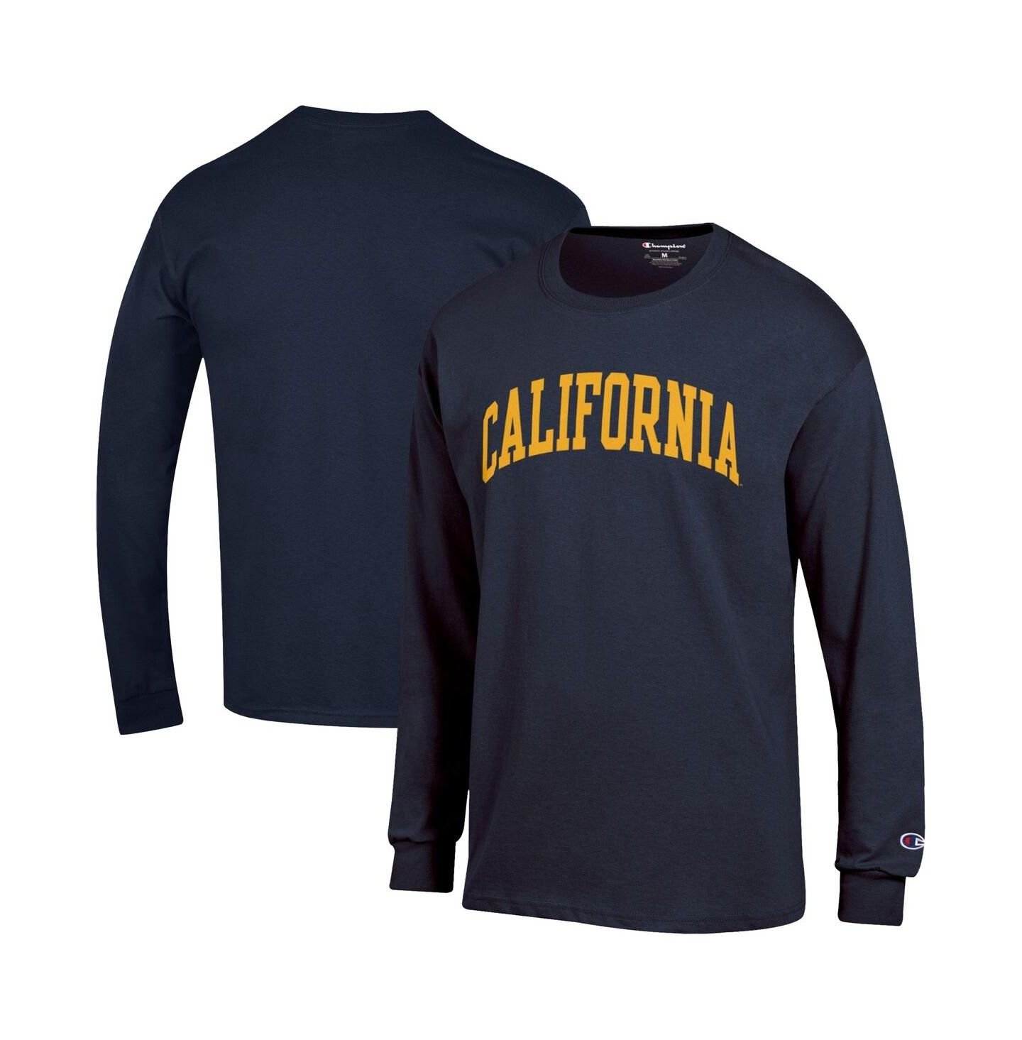 Мужская футболка Champion Navy Cal Bears Basic Arch Long Sleeve — фото 1
