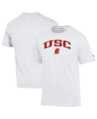 Men's White USC Trojans Arched Logo T-Shirt