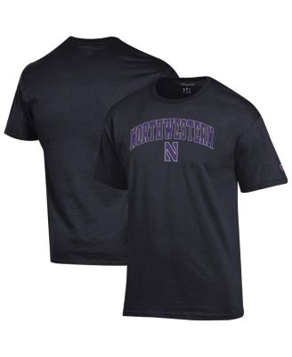 Men's Black Northwestern Wildcats Arched Logo T-Shirt
