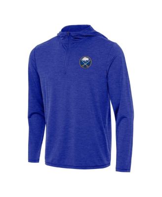 Men's Heather Royal Buffalo Sabres Tidy Quarter-Zip Hoodie