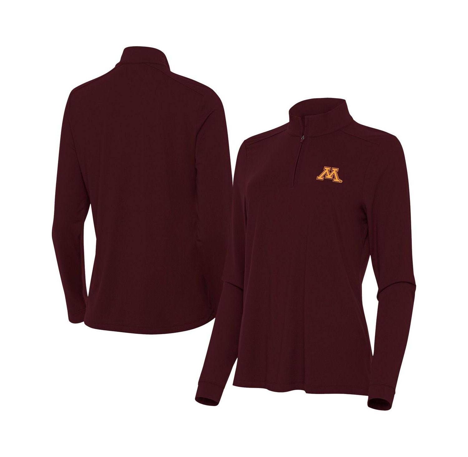 Women's Maroon Minnesota Golden Gophers Intent Quarter-Zip