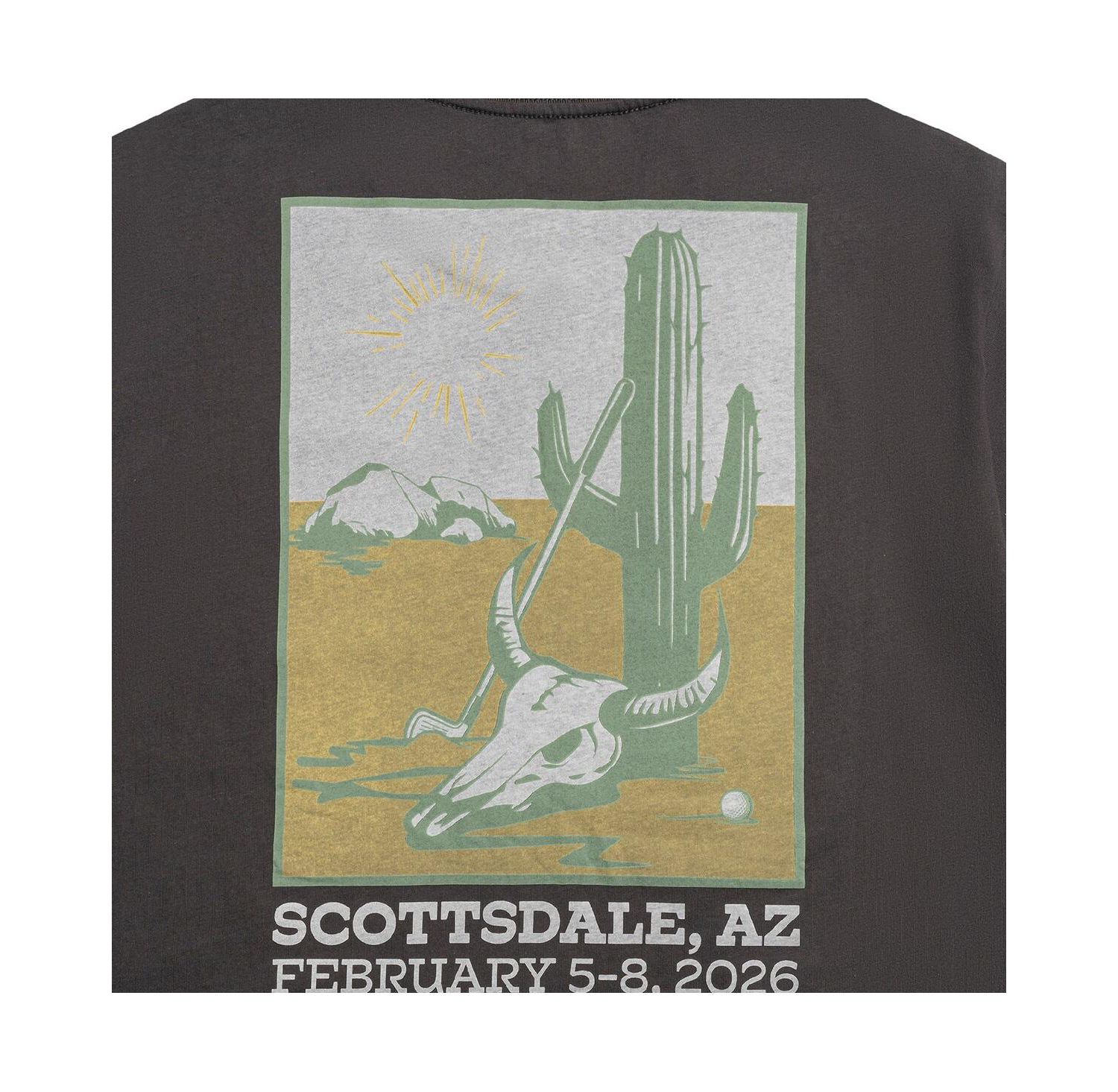Men's Gray WM Phoenix Open Cactus T-Shirt