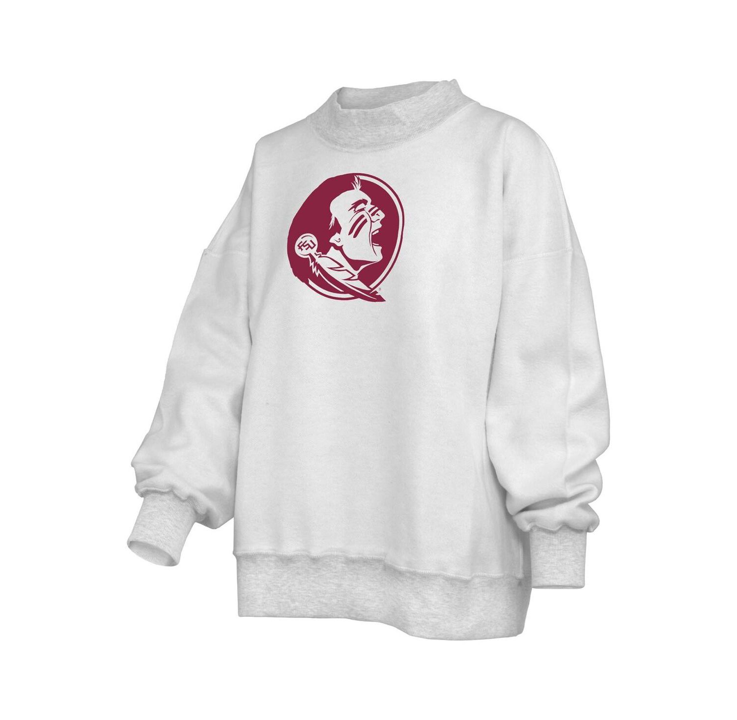 Women's Heather Gray Florida State Seminoles Reversible Sweatshirt