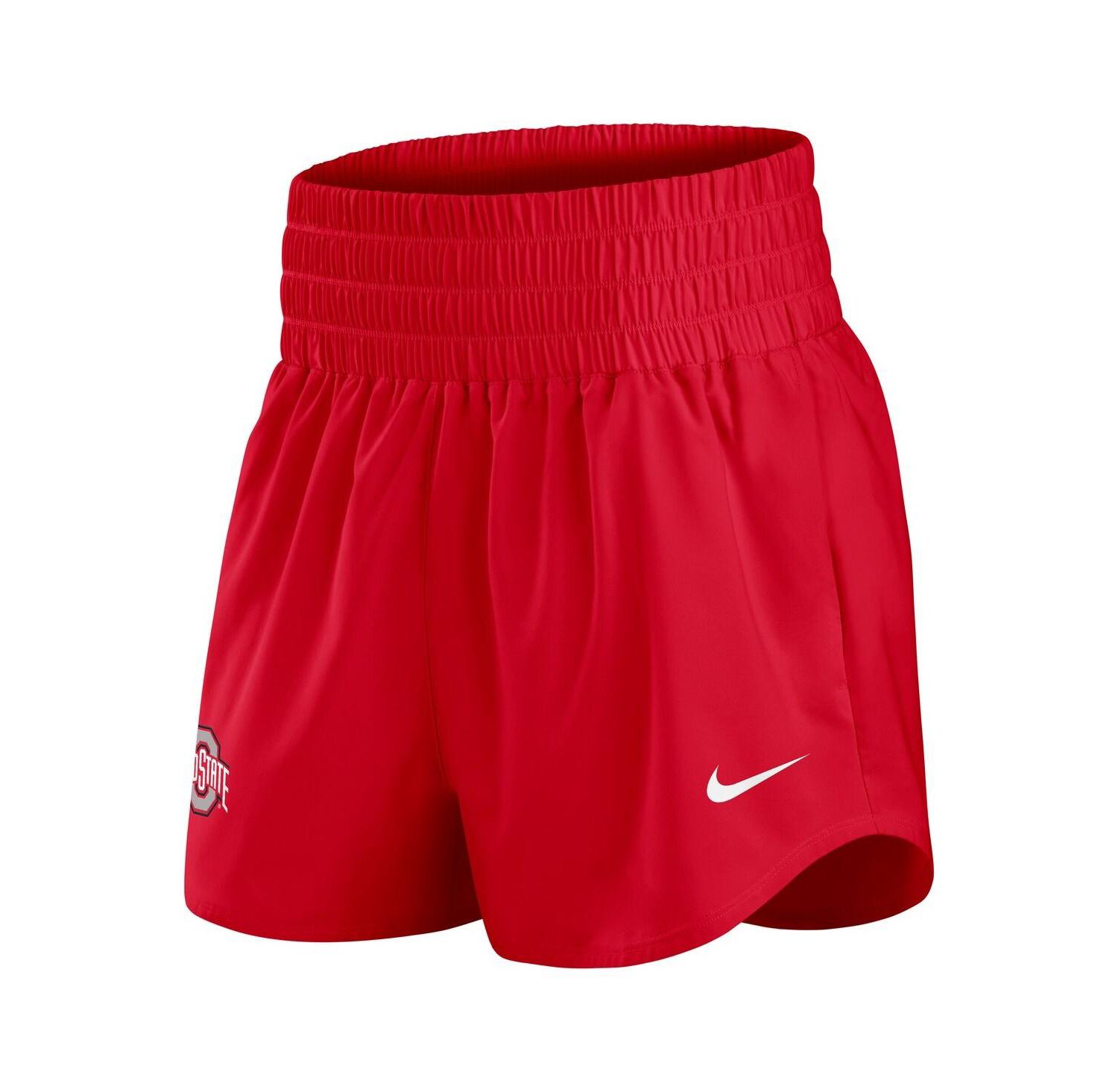 Women's Scarlet Ohio State Buckeyes Performance One Dri-FIT High-Rise Shorts