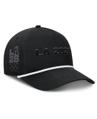 Men's Black LA28 Summer Olympics Undertone Rope A-Frame Adjustable Hat
