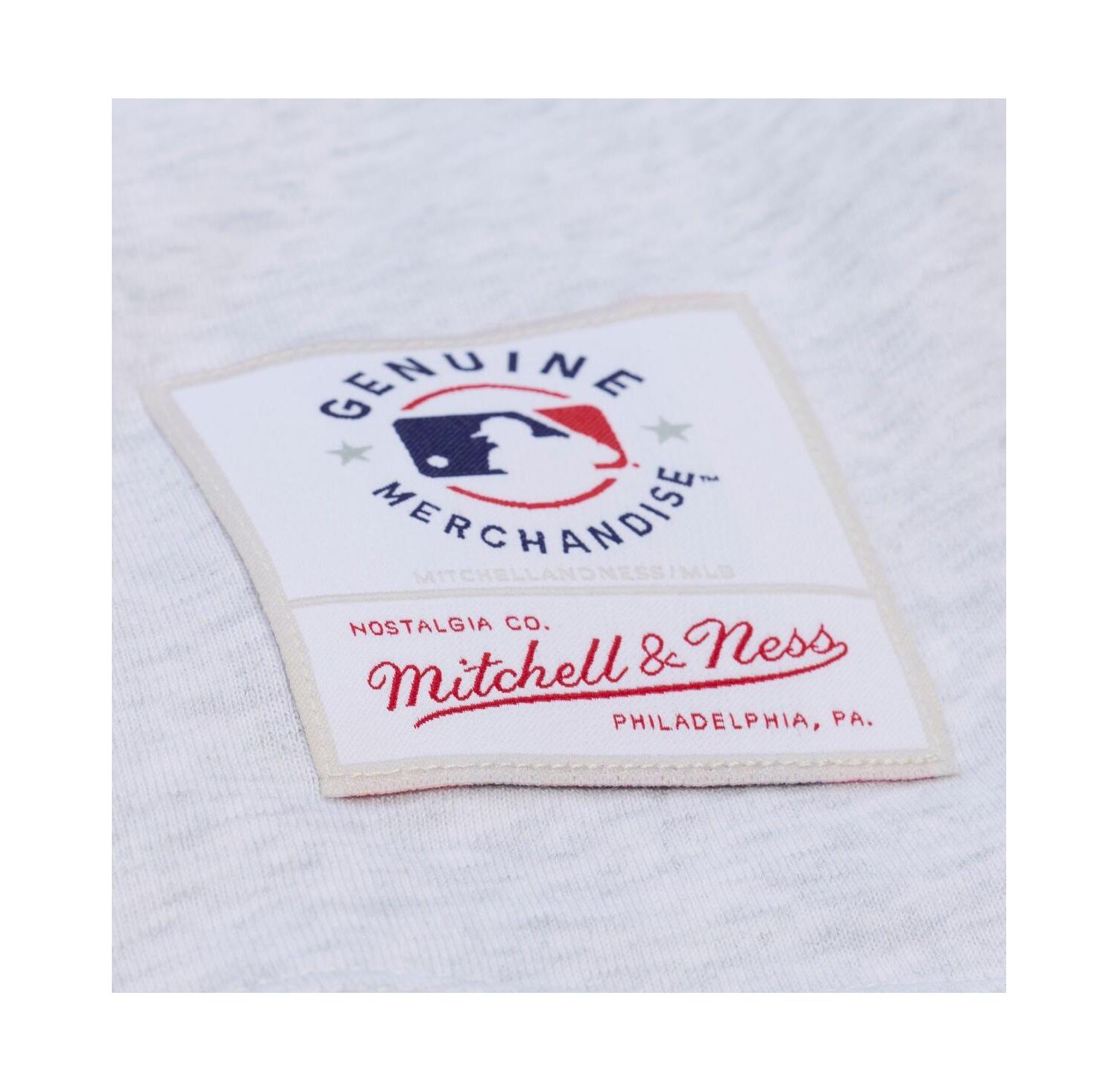 Women's Heather Gray Philadelphia Phillies Script Cropped Boxy T-Shirt