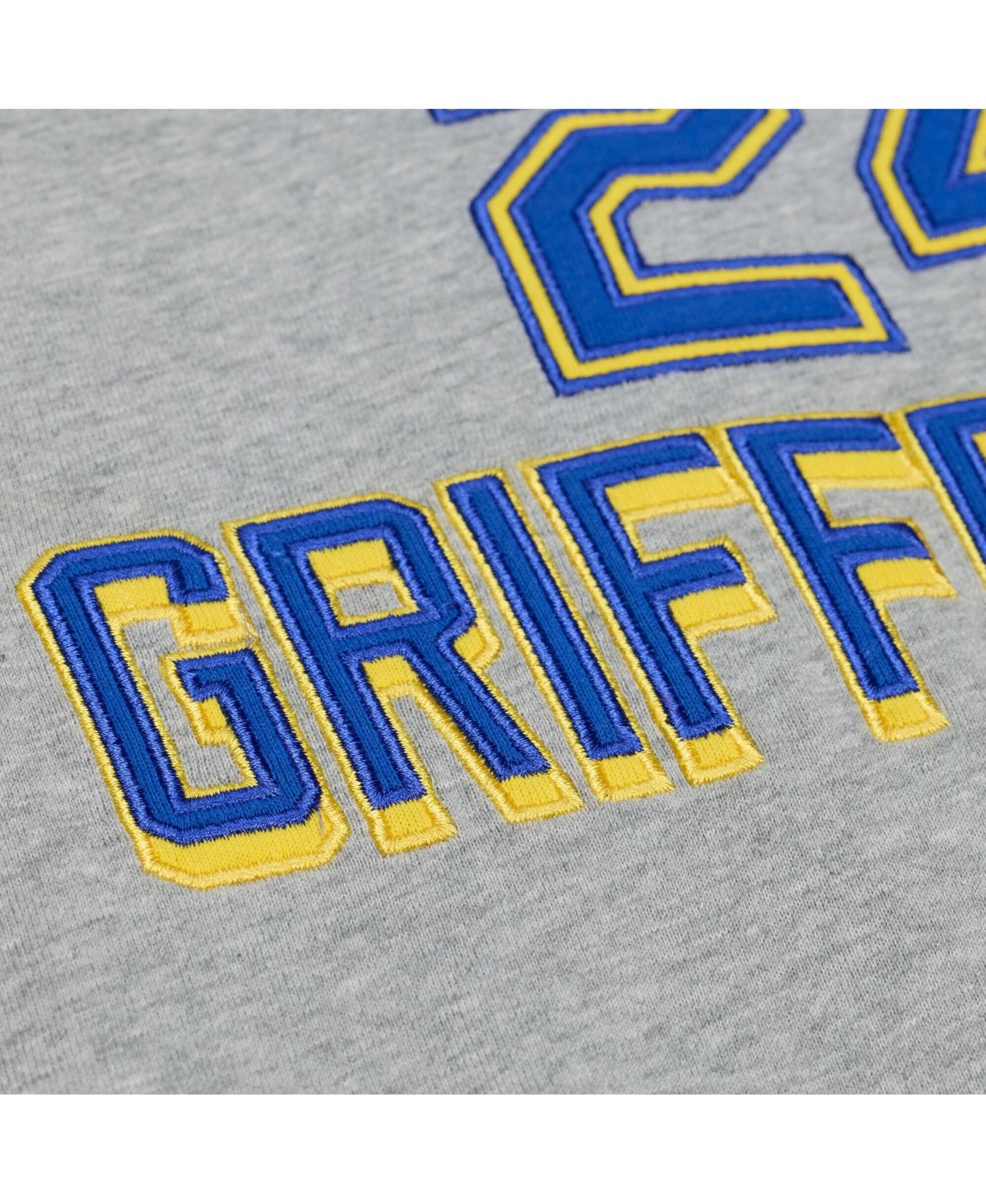 Мужская футболка Mitchell & Ness Ken Griffey Jr. Gray Seattle Mariners Player Collection Premium — фото 5