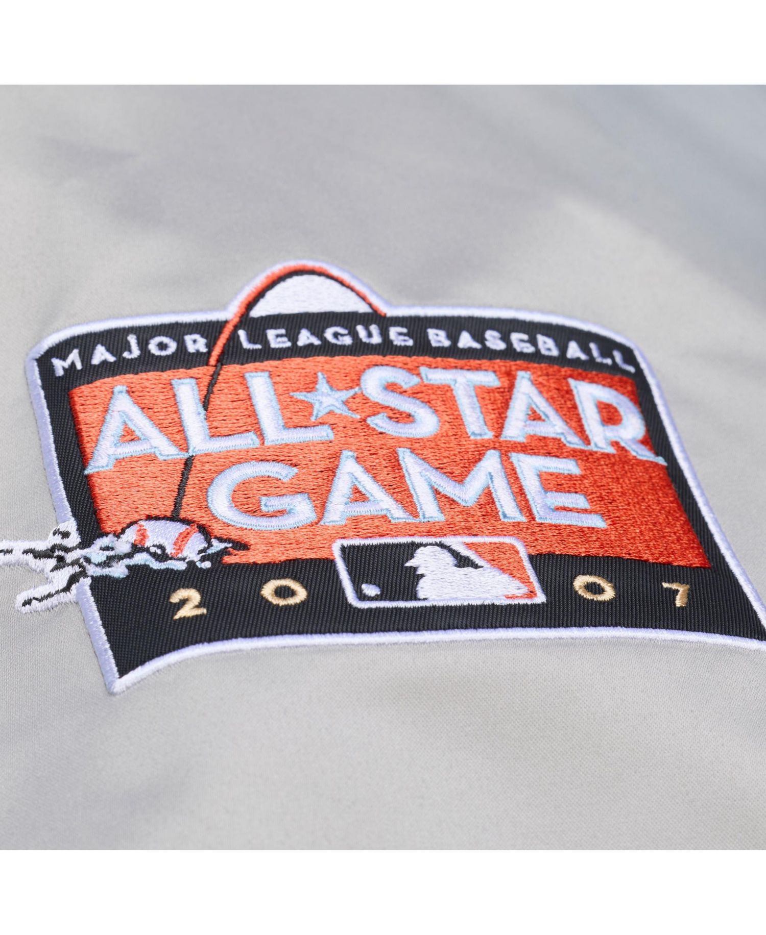 Men's Gray San Francisco Giants Thunderstorm Head Coach Lightweight Satin Full-Snap Jacket