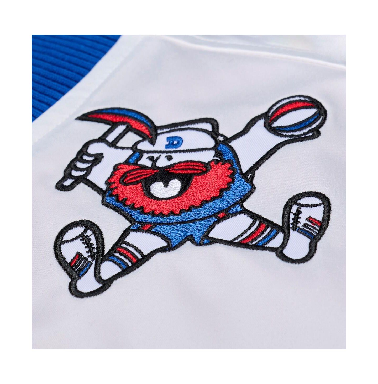 Мужская куртка Mitchell & Ness Royal Denver Nuggets Hardwood Classics Head Coach Lightweight Satin Full-Snap — фото 4